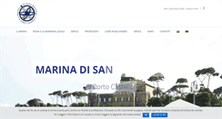 Desktop Screenshot of marinadisantamarinella.com